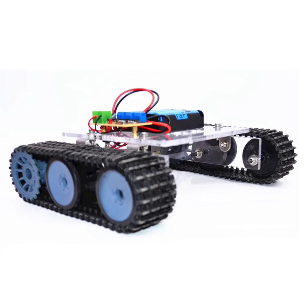 Новое поступление DIY 2,4 г умный RC робот танк автомобиль паровой развивающий робот комплект
