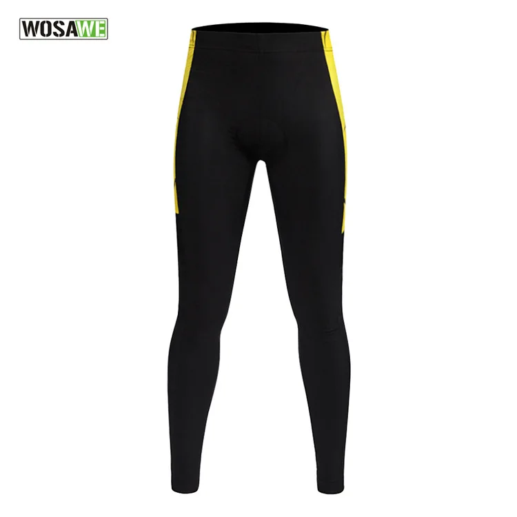 WOSAWE спортивные велосипедные штаны для спорта на открытом воздухе, велосипедные штаны, длинные штаны для велосипеда, теплые брюки, защитная стеганая спортивная одежда
