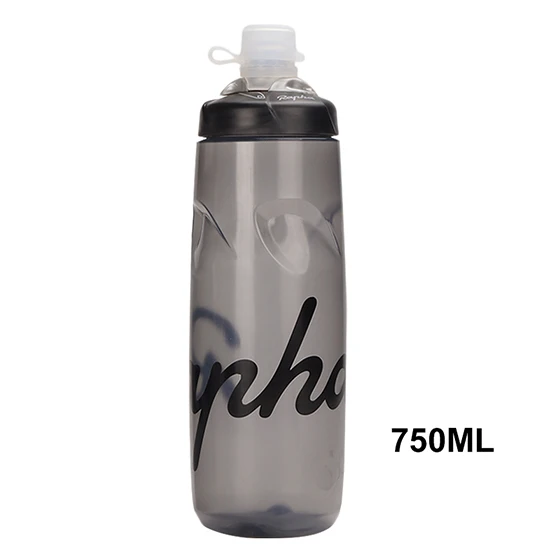 Gray 750ml Rapha велосипедная бутылка для воды 620/750 мл герметичная сжимаемая велосипедная бутылка для воды BPA-free Кемпинг Туризм Запираемая Спортивная бутылка для воды - Цвет: Gray 750ml