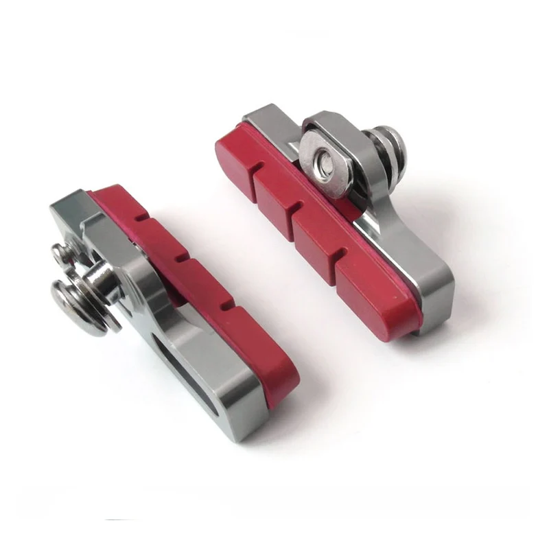 SRAM Road Bike Aluminum Wheels AICAN C-Brake Pads for Shimano Black 4pcs