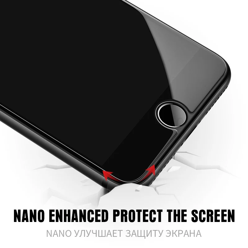 0.26MM 9H Premium Tempered Glass For iphone X 8 7 6 6s Plus 2.5D Screen Protector Glass For iphone 5 SE 6s 7 8 X Toughened Film-12