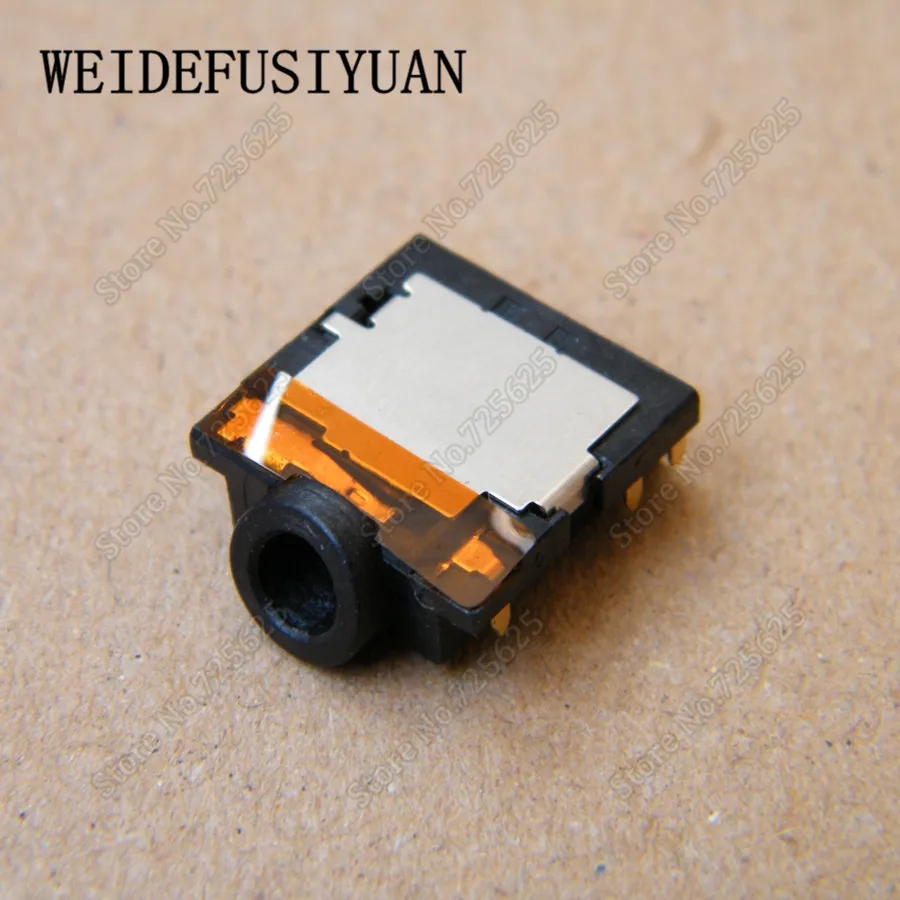 New 3 5mm Audio Headphone Microphone Jack Port Socket 6pin