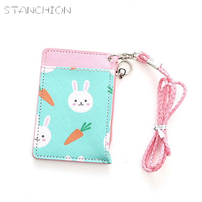 

STANCHION Women Fashion Canvas Coin Holders Wallet Zipper Purse Cute Coin Bag Wallets Rabbit