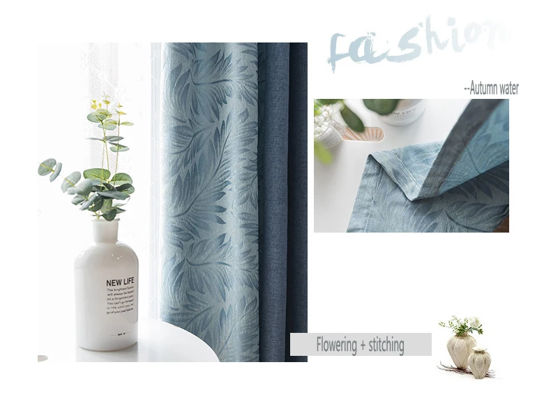 Top Solid Color Faux Linen Blackout Curtains for Living Room Modern Curtains for Bedroom Window Curtains kitchen Curtains Blinds 1
