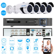 OWSOO AHD 1080N DVR с 4 шт. 960 P AHD камера ИК-Обнаружение движения ночного видения CCTV камера для CCTV системы безопасности PAL системы