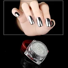 Гель для ногтей акриловая пудра для дизайна ногтей Блеск для ногтей голографический порошок с зеркальным эффектом блестки DIY хром ногтей пигмент украшения#4