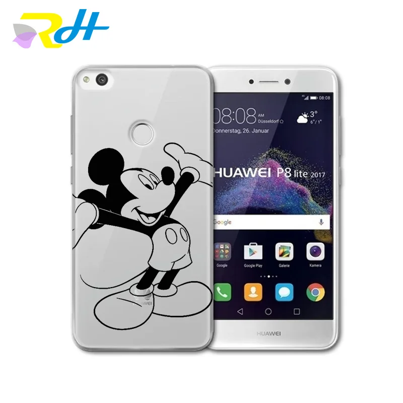 Чехол для Huawei honor 6A 6X9 чехол телефона с Микки и Минни Y5 II Чехлы 2018 2017 Y6II Y6 Pro Y7 Coque