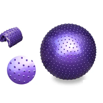 

65CM Sport Yoga Balls Point Fitness Gym Balance Fitball Exercise Pilate Workout Barbed Massage Ball Thick Anti-Explosion