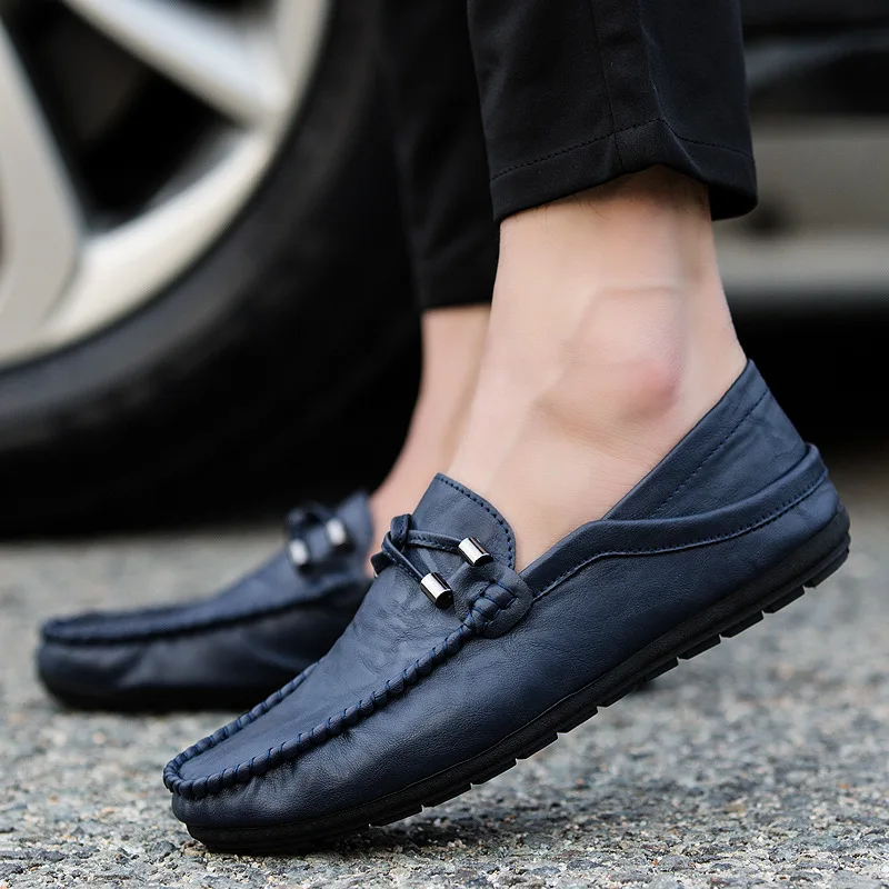 

Spring and Summer Casual Soft and Comfortable Casual Shoes Men's Simple Classic Flat Non-slip Shoes Driving Shoes 2019