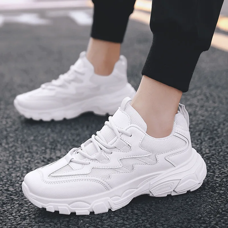 

Men's spring sport shoes brand superstar casual adult men's tennis summer platform sneakers breathable non-slip old shoes