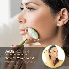 Новая версия Face Jade Roller Роликовый массажер для лица для глаз шеи кожи тела для похудения