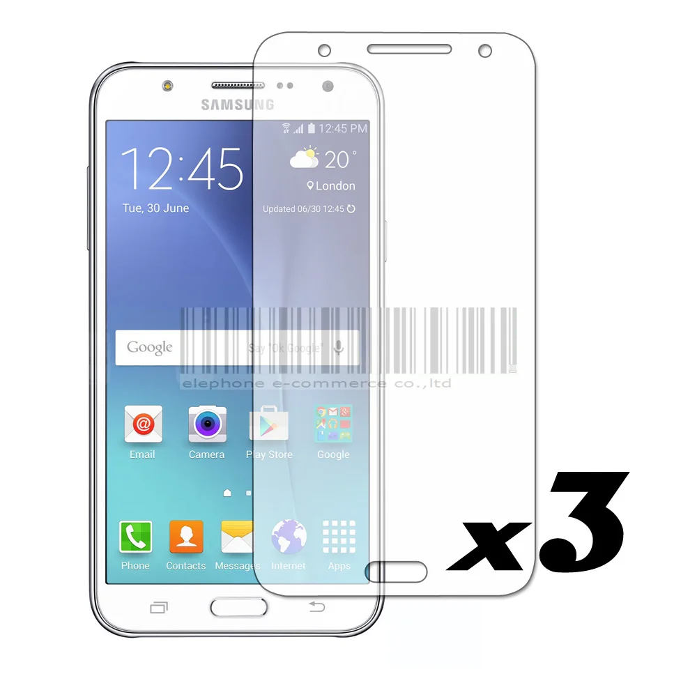 Прозрачная защитная пленка для ЖК-экрана Samsung Galaxy J7 J700 J700F J700H 3 шт. | Мобильные
