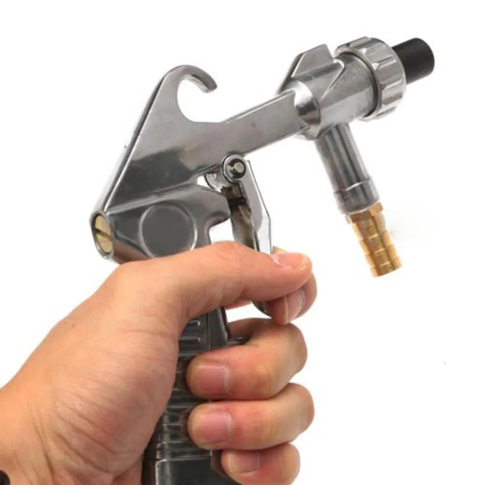 

8in1 Sandblaster Gun Air Siphon Sand Blasting Gun + Iron / Ceramic Nozzles Kit