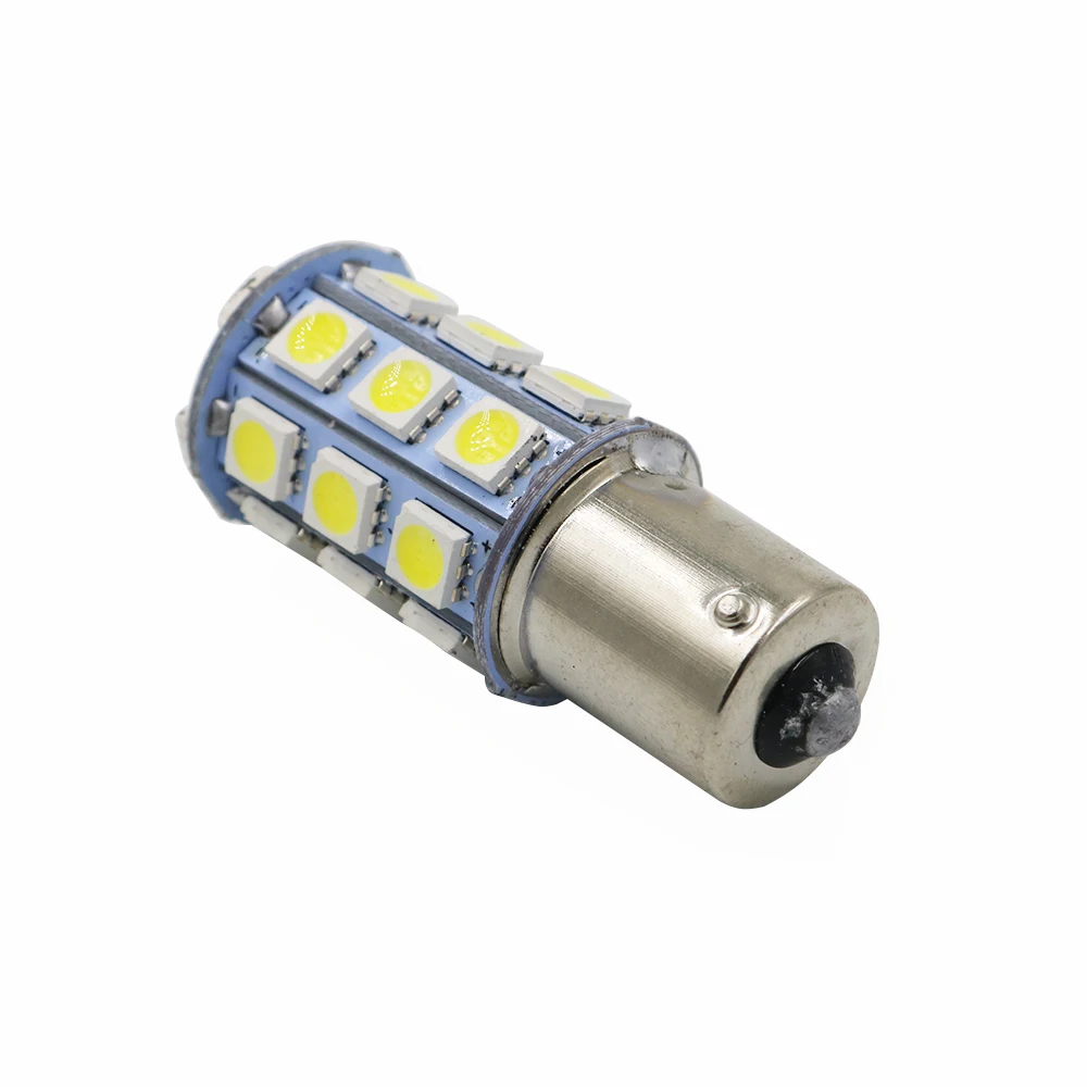 YSY 1156 светодиодный 24 V 27smd 5050 1156 BA15S P21W светодиодный светодиодная лампочка в машину поворота парковочный сигнал задние фонари тормоза задние фонари авто задний Реверс лампы