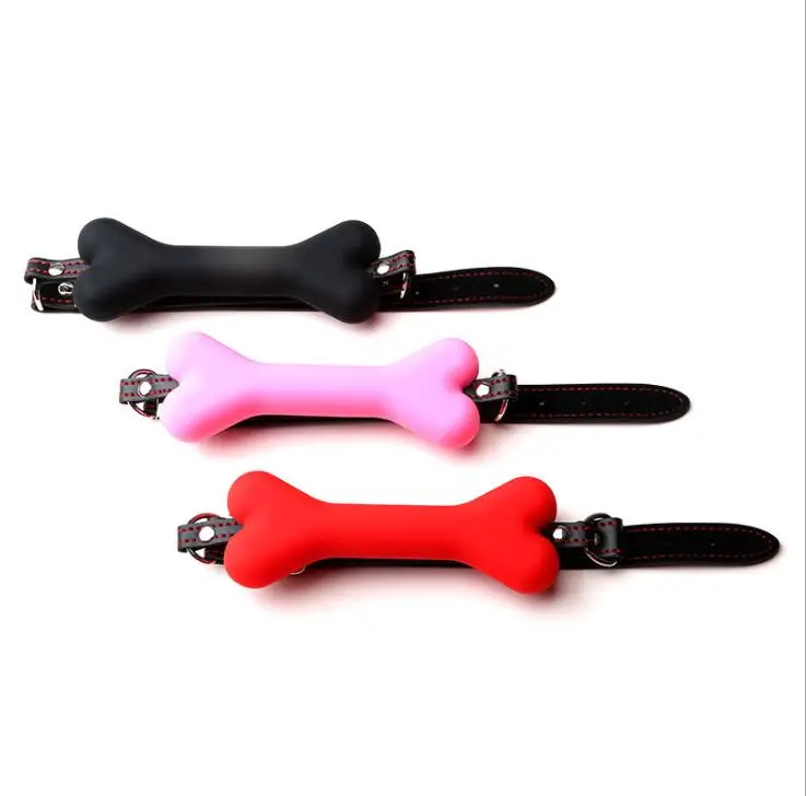 2018 new woman Dog Bone Neck Strap Sex Toys set Adjustable Leather