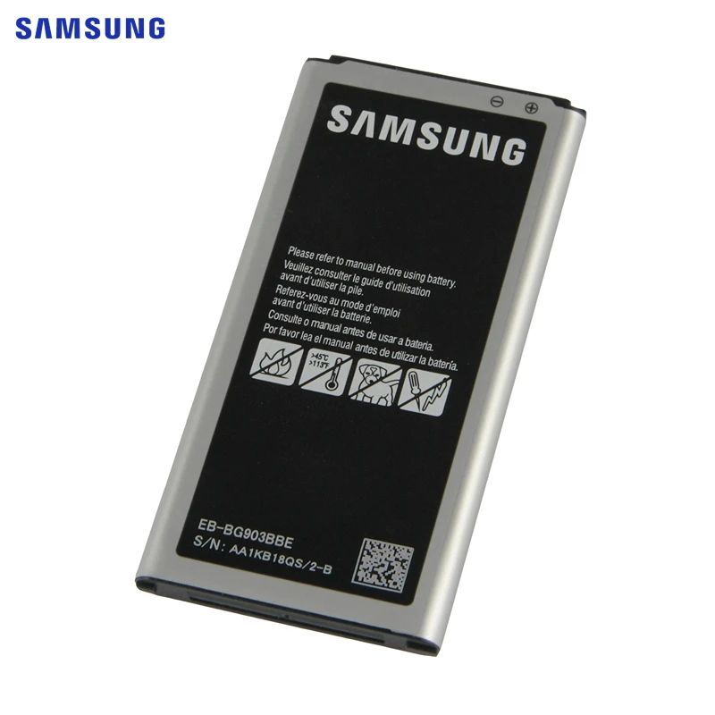 Samsung сменный аккумулятор EB-BG903BBE для samsung Galaxy S5 Neo G870a аутентичный аккумулятор для телефона функция NFC 2800 мАч