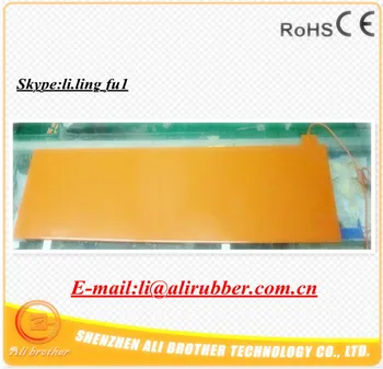 

Silicone Rubber Heater 120v 1200w 200*800*1.5mm adhesive 1face 100k thermistor 1000mm lead wire come out from short side