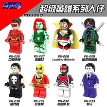 Haogaole 120 шт. здания Конструкторы детские игрушки pg226-233 супер герой Marvel Ядовитый плющ Каратель лукино nefaria Captain britain