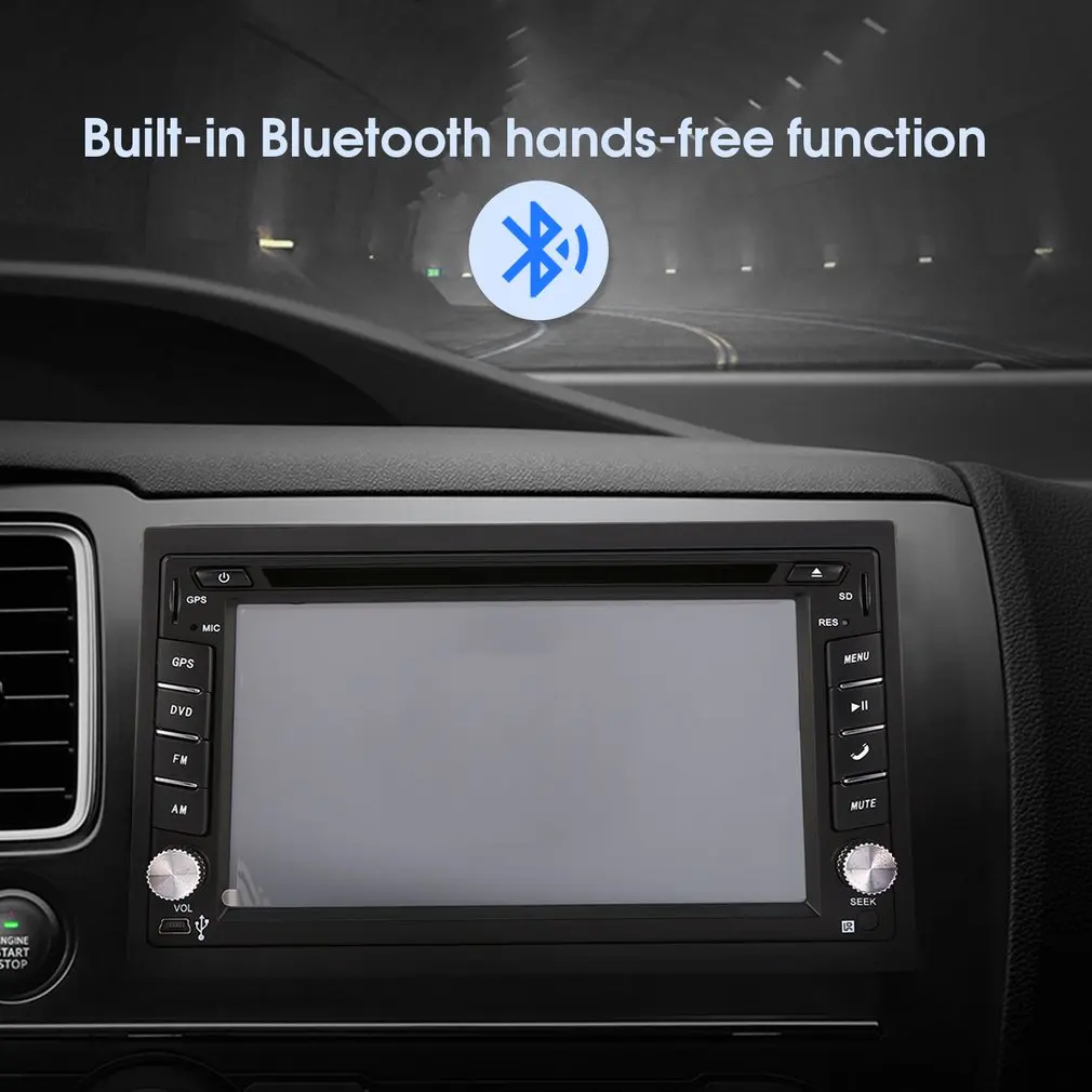 

6.2 inch Android Car Radio Stereo GPS Navigation 2 Bluetooth USB SD Touch Car Multimedia Player Audio Player Multi-window View