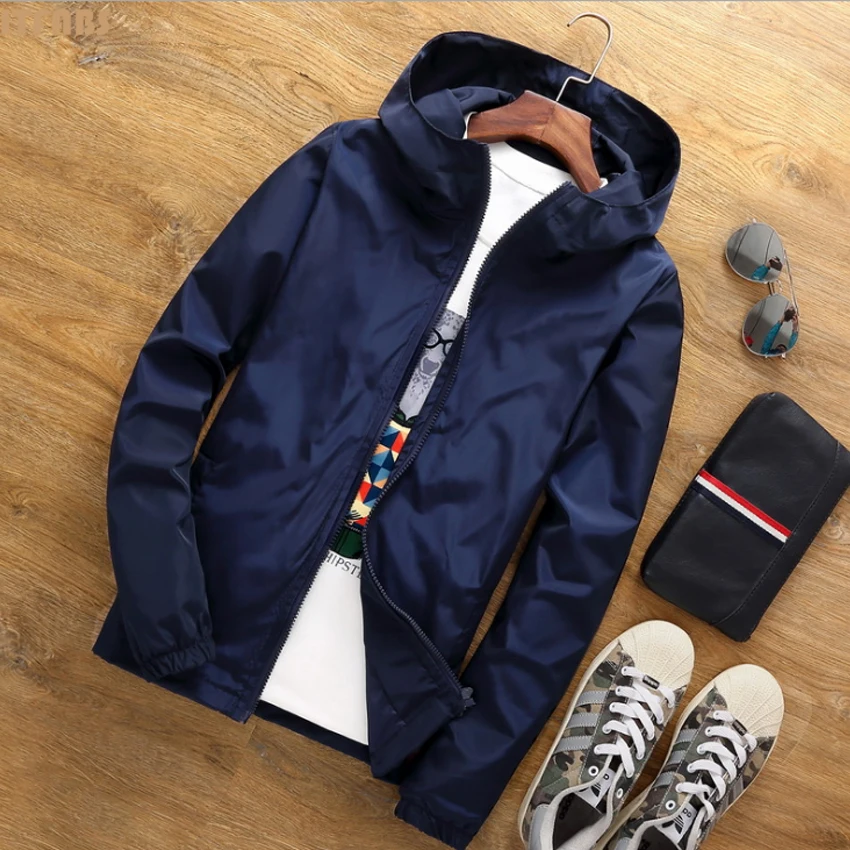 

Mens Sport Style Full Zip Hood Men's Full Zip Hoodie Men's Water-Repellent Thermal-Lined Full-Zip Ultra-thin Hoodie