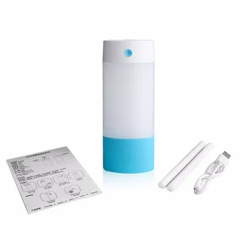 

230ml Capacity Water Air Humidifier Diffuser Warm And Luminous LED Night Light Aromatherapy For Car Office Home Mist Maker