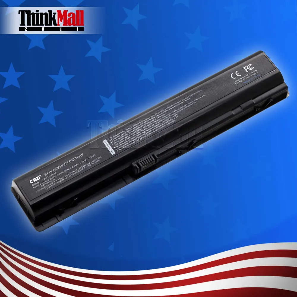Laptop Battery for HP Pavilion dv9000 dv9100 dv9200 dv9208nr dv9233cl ...