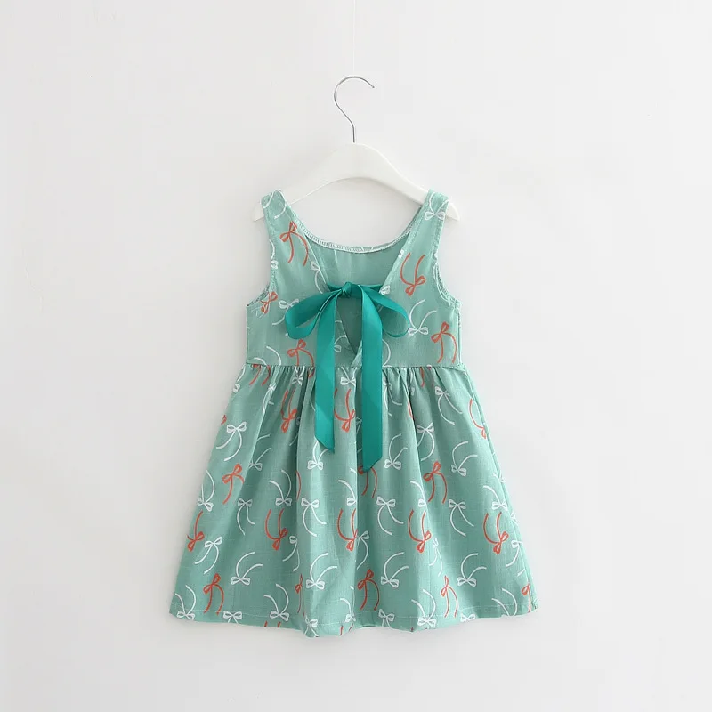 Baby Girl Flamingo Dresses Summer Girls White Princess Dress Kids Sundress Children Birthday Clothing 1 2 3 4 5 6 7 Years