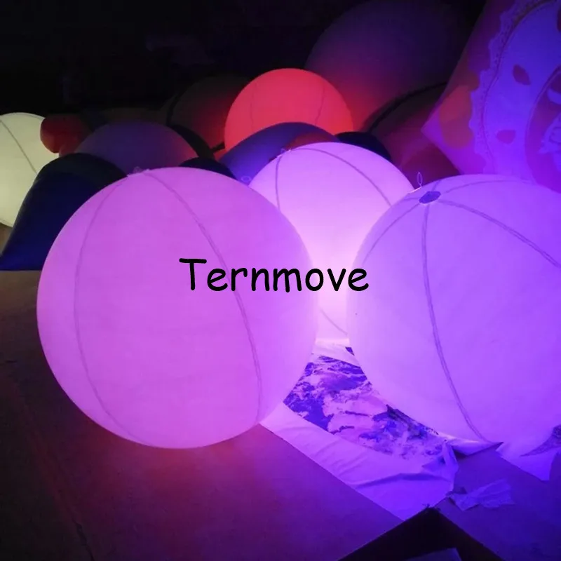 

Inflatable Hanging LED Balloon Stage Decor inflatable beach ball Anniversary party supplies inflatable PVC balloon