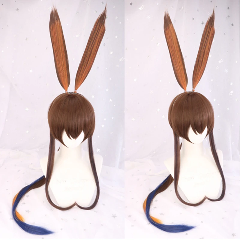 

Game Arknights Cosplay Wigs AMIYA Cosplay Wig Heat Resistant Synthetic Wig Hair Halloween Carnival Party Anime Game Cosplay Wig