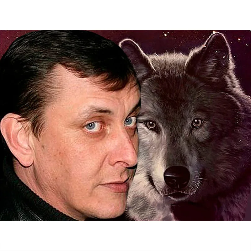 Diy 5d diamond painting Male god full Diamond embroidery character square rhinestone mosaic Wolf crafts Needlework | Дом и сад