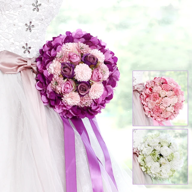 purple and green wedding flowers green color scheme 2017 pink purple green wedding bouquet handmade artificial flower buque casamento bridal for decoration purple and green wedding flowers green color scheme 2017 pink purple green wedding bouquet handmade artificial flower buque casamento bridal for decoration