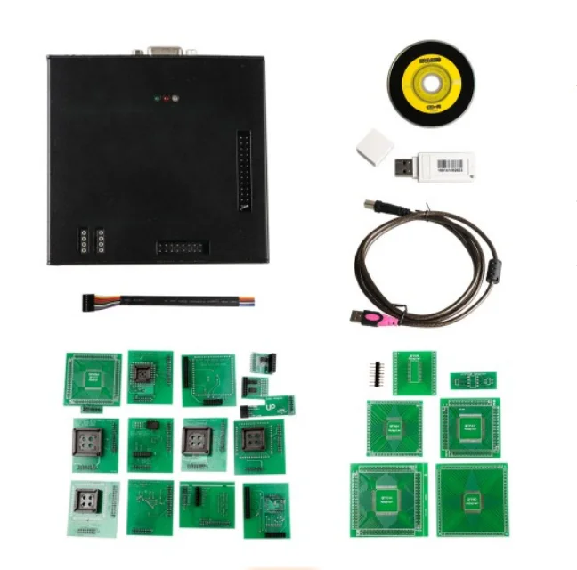 XPROG V5.84 коробка ECU Программатор инструмент XPROG-M V5.84 с USB донгл и Полный Адаптеры работают идеально