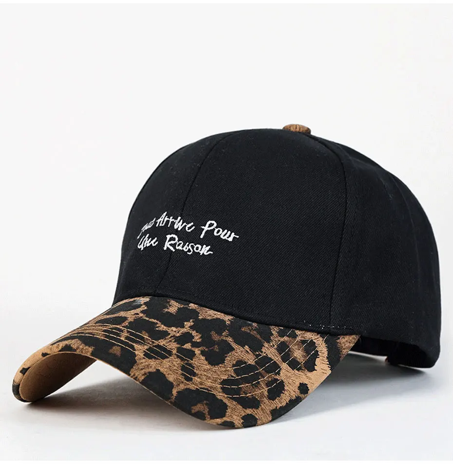 Женская летняя Мужская модная весенняя Повседневная Кепка s леопардовая вышивка хип-хоп шляпа унисекс бейсбольная Кепка Для Взрослых sun Gorros