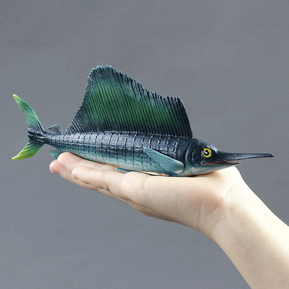 Hot toys for children Marine biological model toy ,swordfish, PVC