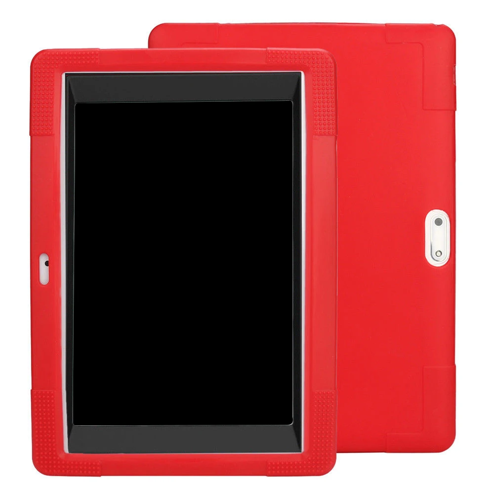 6 Colors Slim Soft Silicone Cover Case For Samsung Android 10&10.1 Inch