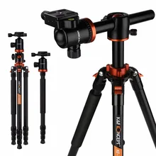 Promo offer K&F CONCEPT 72″ Professional Camera Tripod Stand Travel Portable Monopod Ball Head 360 Level Scale Stable For DSLR Camera TM2534