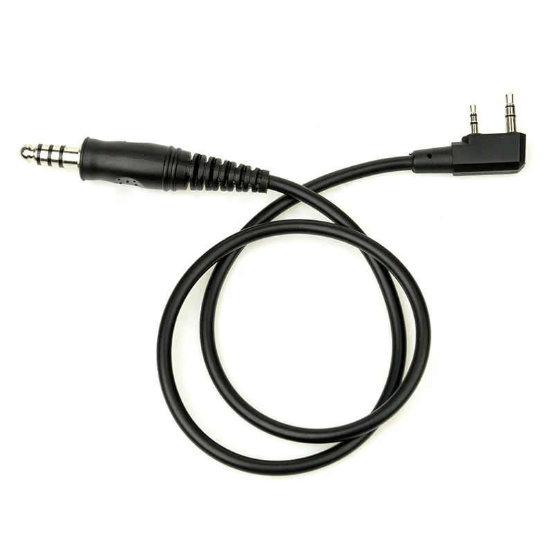 SEIGNEER Тактический Z124 Электронный PTT Провод To Walkie Talkie Plug страйкбол милитари Охота