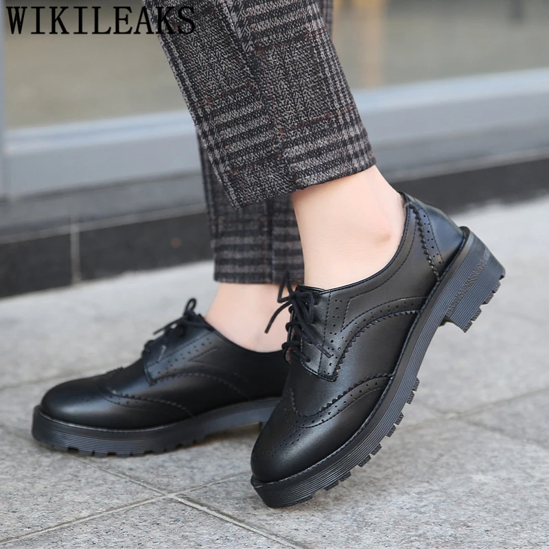 

korean shoes brogues woman harajuku shoes ladies shoes woman creepers chaussure femme zapatillas mujer scarpe donna ayakkabi
