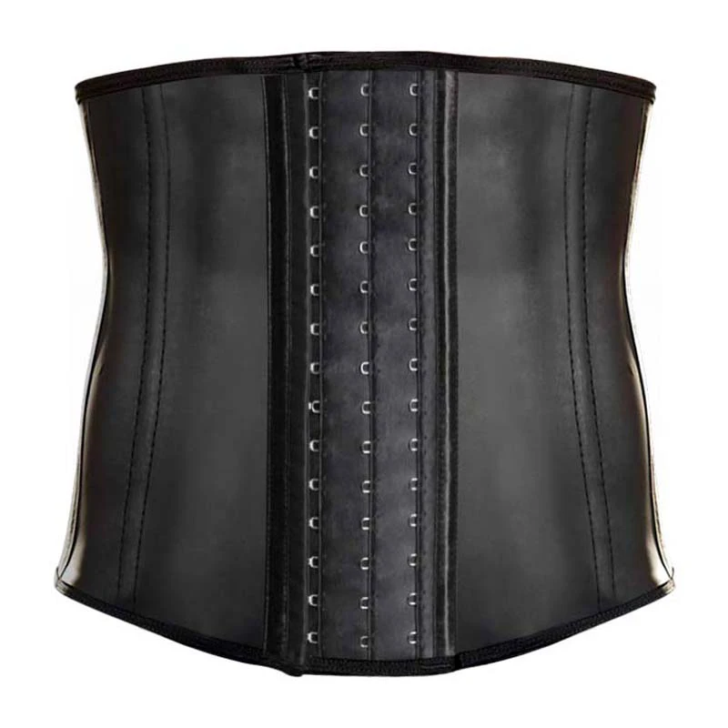 Latex Men Corset Waist Trainer 9 Steel Boned Body Shaper Waist Cincher Corset Belt Girdle Men Shapewear Men Weight Loss Belt тактическая палка пластиковая cold steel escrima trainer cs 91ea