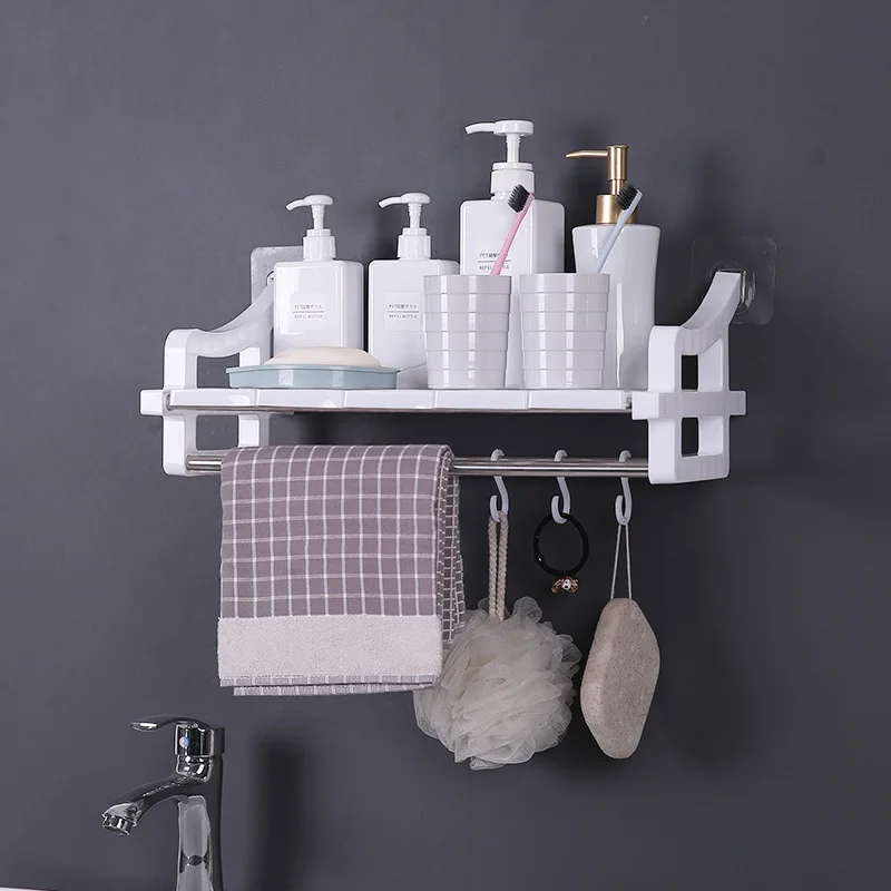 Actionclub Simple Creative Multifunction Bathroom Storage Rack Free ...