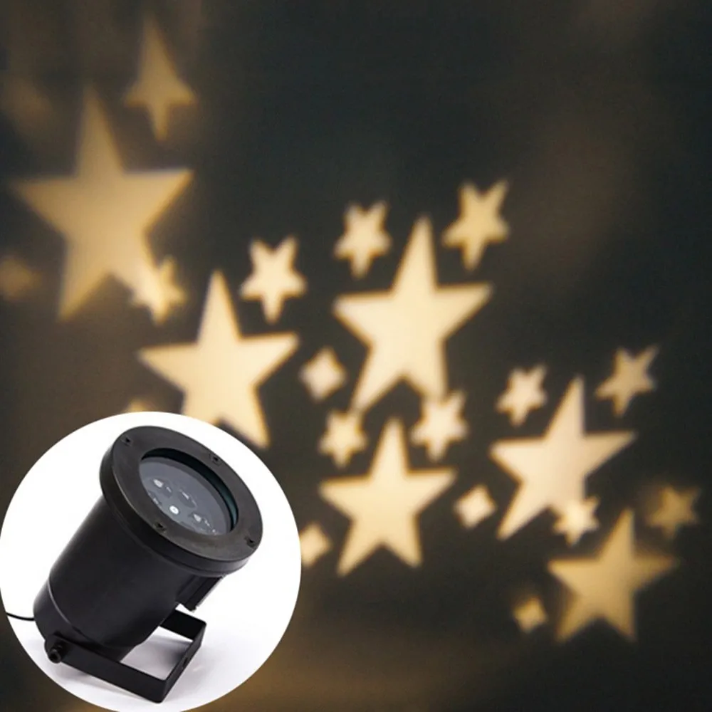 

Star Outdoor Projector lamp LED Christmas Festival Laser Lights Waterprooof Indoor Garden Party Birthday Star Houses Decoration