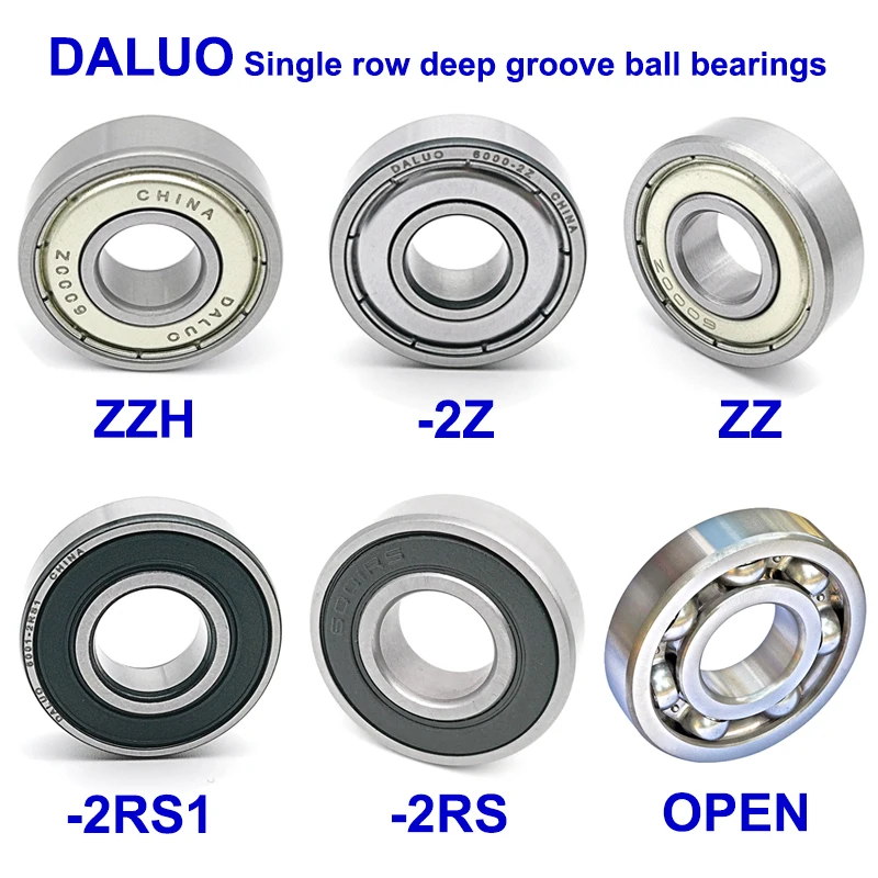 Bolts 1PCS DALUO Bearing 6906ZZ 6906-2RS 30X47X9 6906 6906Z 6906RS ABEC-1 Single Row Deep Groove Ball Bearings Metric Door Sweeps