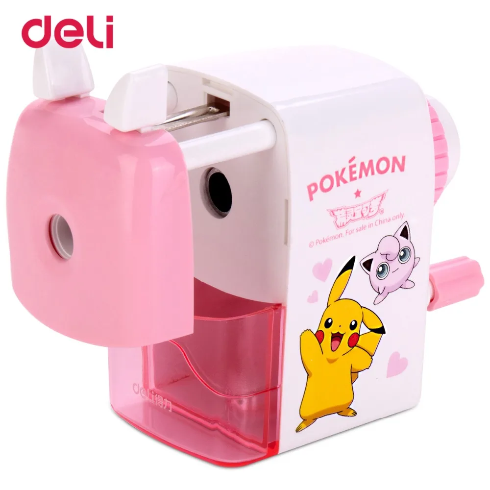 Deli Автоматическая Механическая точилка для карандашей pokemon детей kawaii pikachu