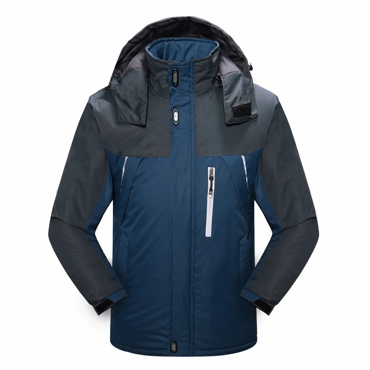 Зимняя теплая куртка из плотного флиса для мужчин, для занятий спортом на открытом воздухе, ветровка для походов, лыжного спорта, Брендовое пальто VA294