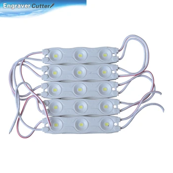 

100pcs/pack, SMD 2835 Waterproof LED Module (3 LEDs, White Light, 0.72W, L70 x W16 x H5mm)