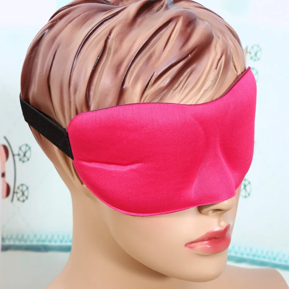 3D мягкие тени для век Хлопок Спящая маска для глаз Портативный бюро путешествий сна остальные сон повязка на глаза наручники Eyeshield маска для сна
