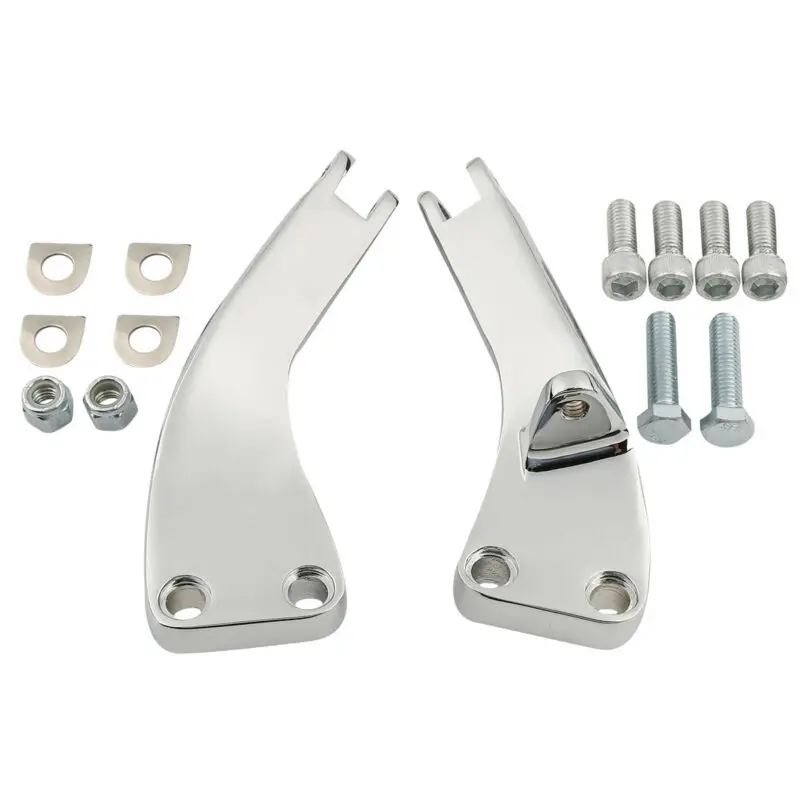 

Motorcycle Rear Passenger Foot Peg Mounting Brackets For Harley Dyna Super Wide Glide Fat Street Bob Low Rider FXDF FLD FXDWG