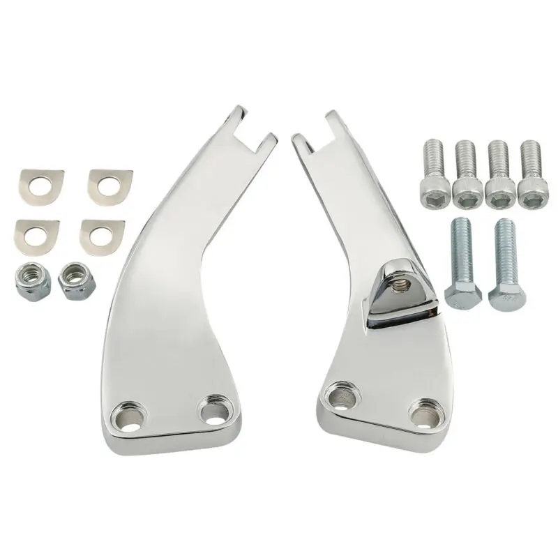 Motorcycle Rear Passenger Foot Peg Mounting Brackets For Harley Dyna