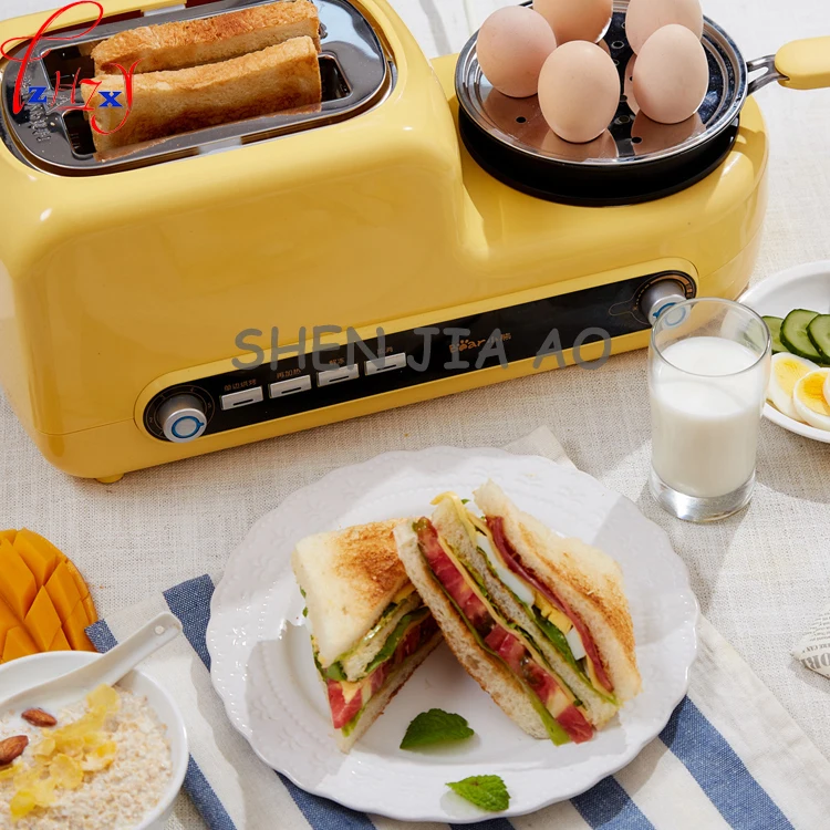 220 В бытовой многофункциональный тостер для завтрака жареные яйца паровые булочки паровые яйца машина для завтрака 1080 Вт 1 шт