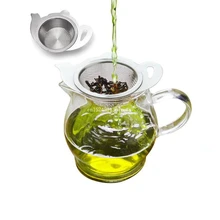 200 шт. Чай фильтр с ручкой сетка для заварки контейнер держатель для Чай горшок кружки чашки Нержавеющая сталь свободные Чай пивоваренные инструменты